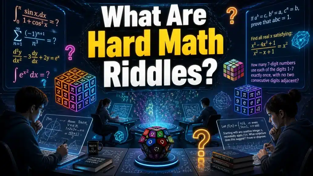 hard math riddles