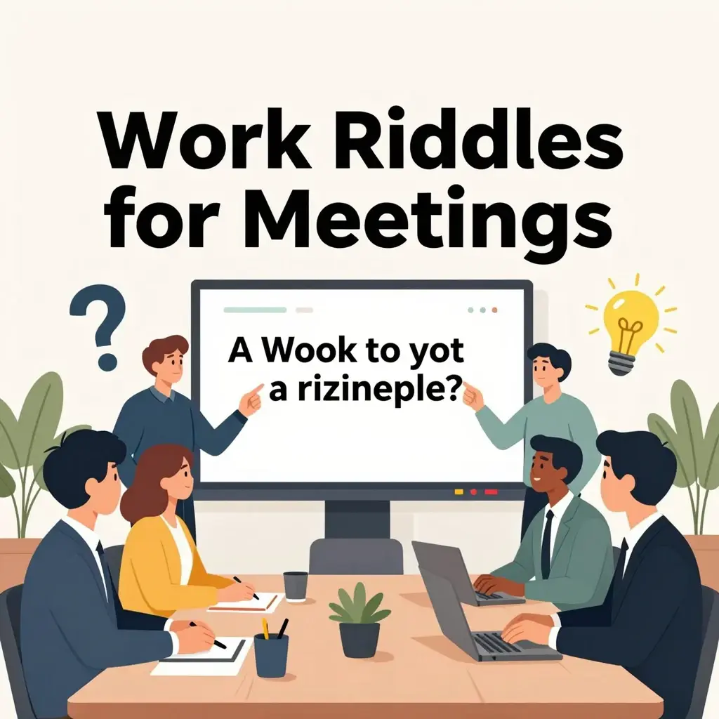 work riddles