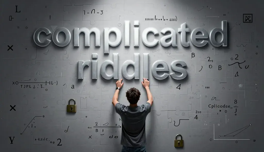 complicated riddles