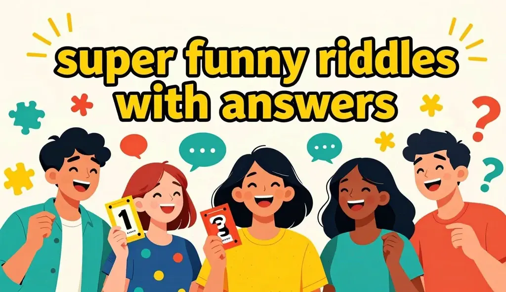 super funny riddles with answers