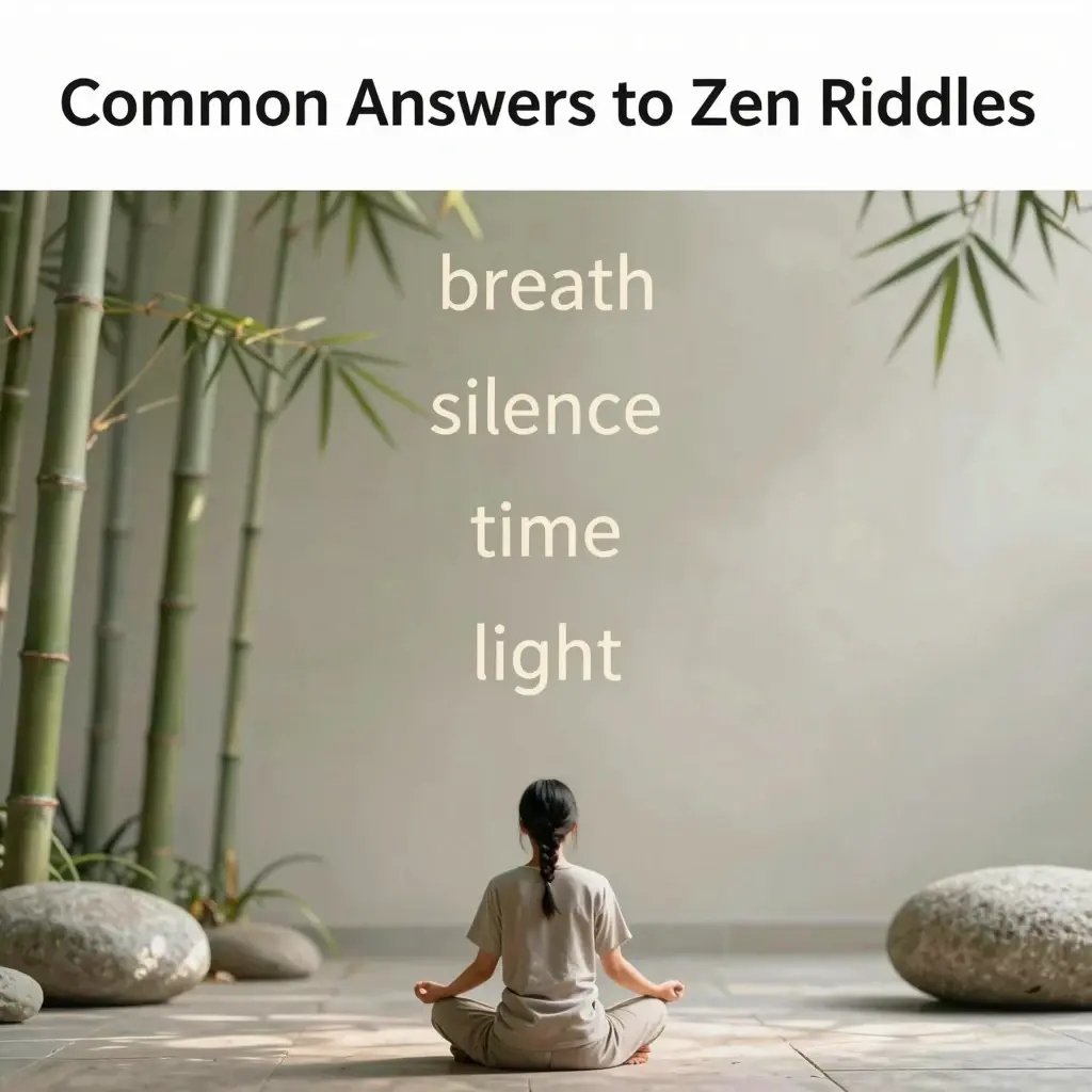zen riddles crossword