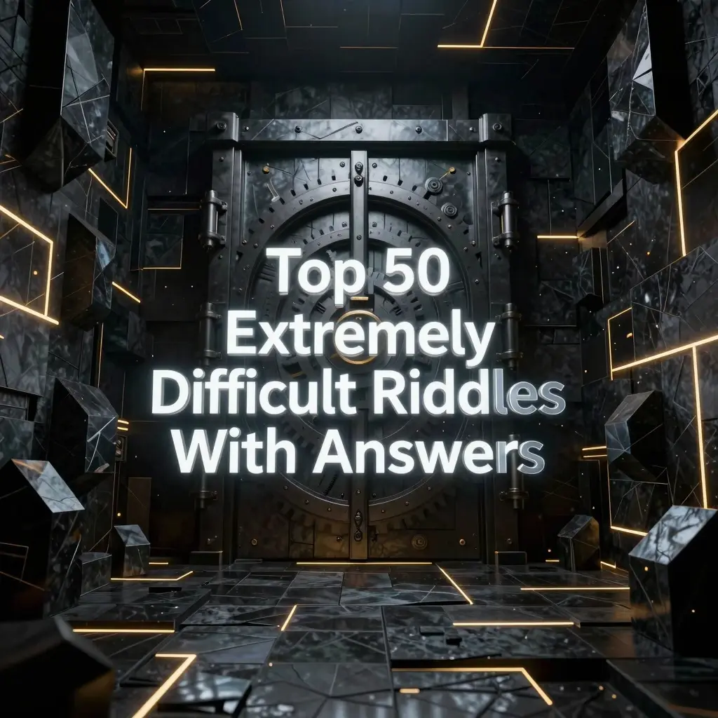 extremely difficult riddles