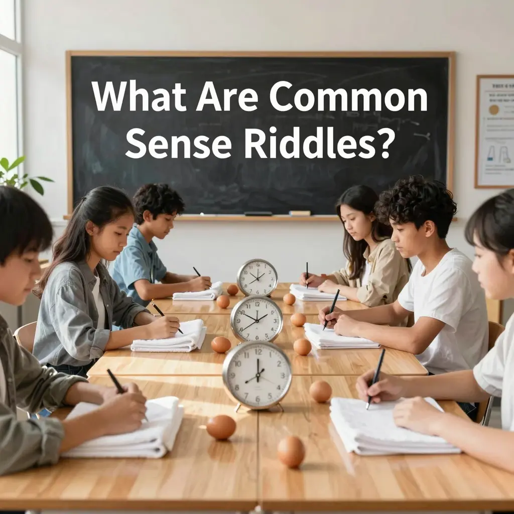 common sense riddles