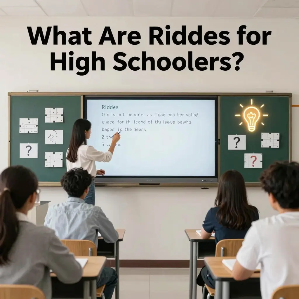 riddles for high schoolers