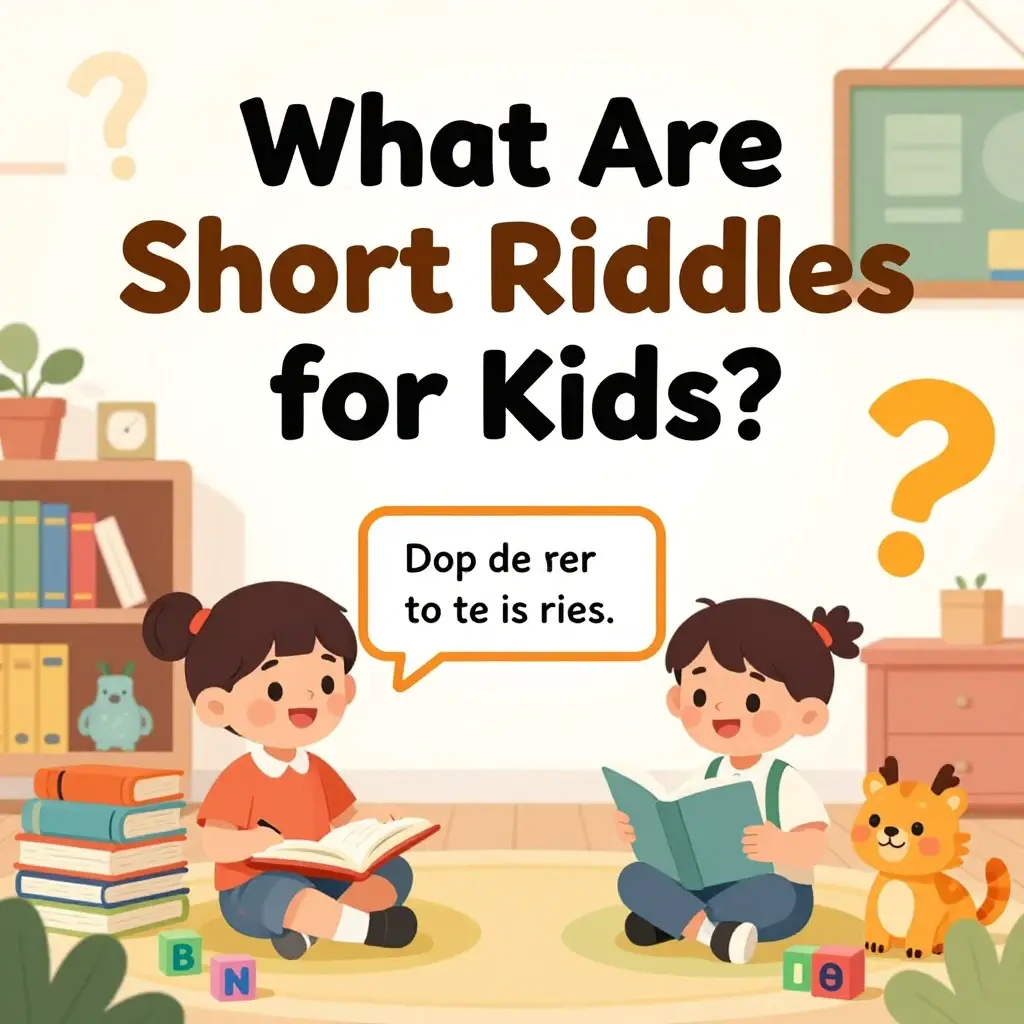 short riddles for kids