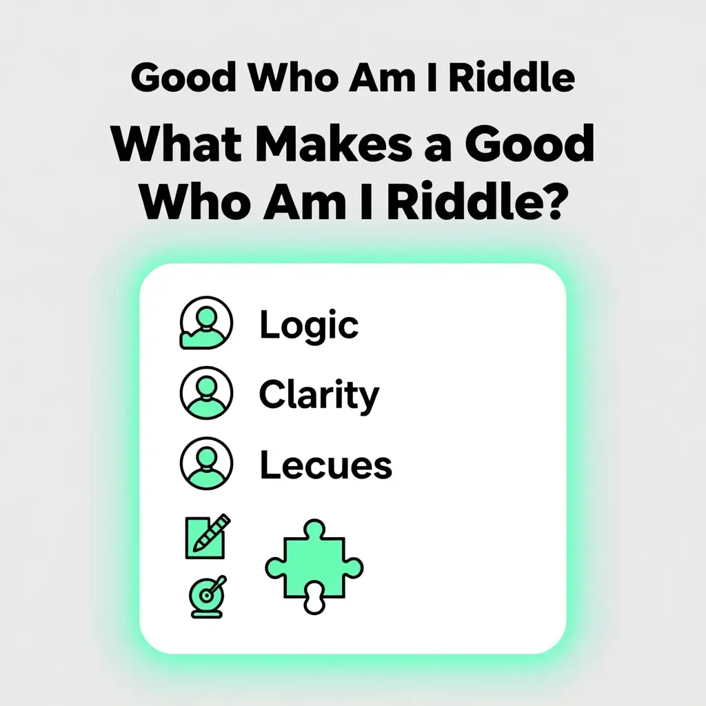 who am i riddles