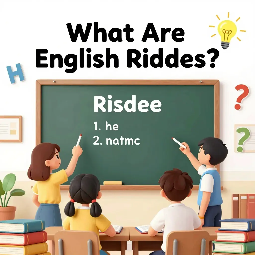 english riddles